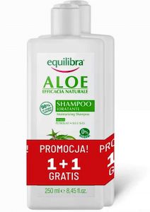 Equilibra Aloesowy szampon do włosów nawilżający 250 ml x 2