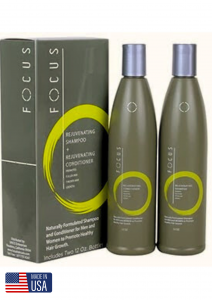 Zestaw FOCUS Szampon 350 ml na łysienie / wspomaga porost włosów +  Odżywka 350 ml stymulująca