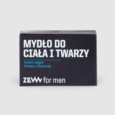Zew for Men Mydło do Ciała i Twarzy z Węglem Drzewnym 85ml