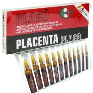 Placenta Placo z Pantenolem Porost Włosów Ampułki 12x10ml