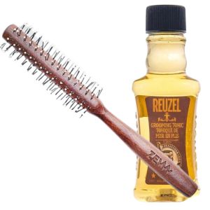 Reuzel Zestaw do Układania Włosów Tonic Grooming Reuzel + Roller do Włosów i Brody Zew for Men