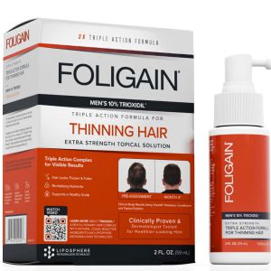 Foligain Triple Action 10% Trioxidil kuracja przeciw wypadaniu włosów, łysieniu dla Mężczyzn 59ml