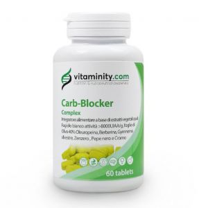Vitaminity Carb Blocker Zmniejsza Uczucie Głodu i Wchłanianie Weglowodanów Suplement 60tabl