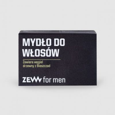Zew for Men Mydło do Włosów z węglem drzewnym 85ml